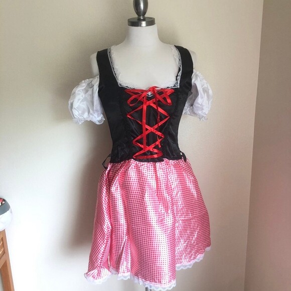 German Austrian Dirndl Dress Costume - Picture 8 of 9